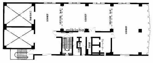 天神パークビル 平面1