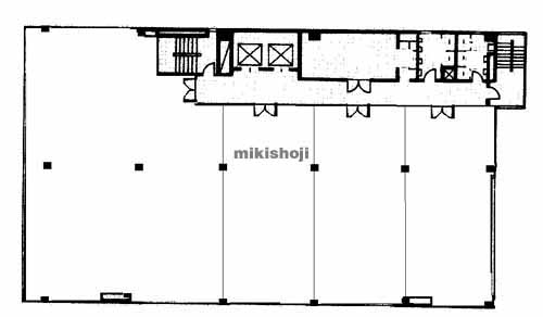 熊本市の桜スクエアビル 平面1