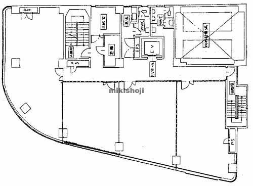 熊本市のエムタワービル 平面1