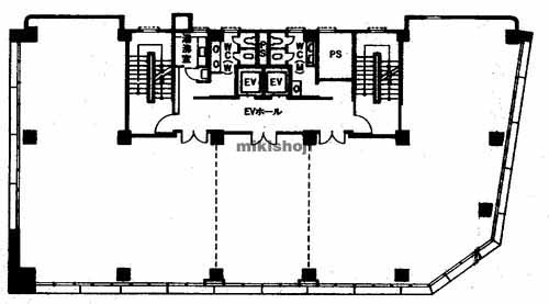 那覇市の日本生命那覇ビル 平面1