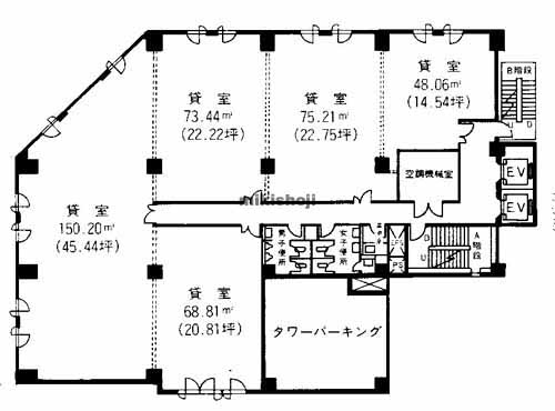北九州東洋ビル 平面1