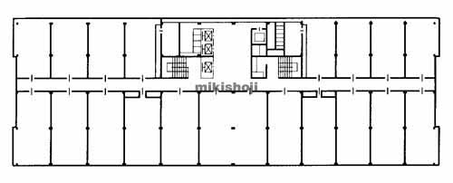 新小倉ビル（本館） 平面1