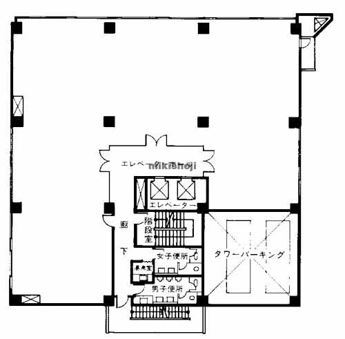 大樹生命大分ビル 平面1