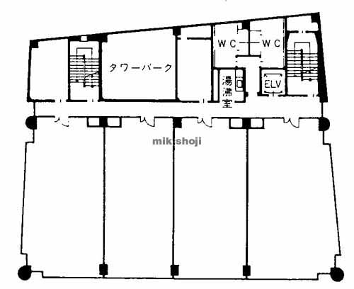 ＡＩＧ大分ビル 平面1