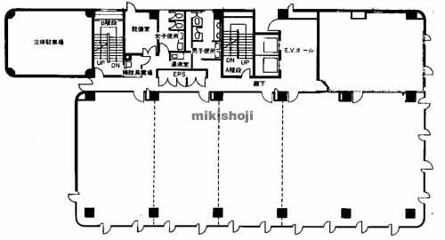 佐賀駅前センタービル 平面1