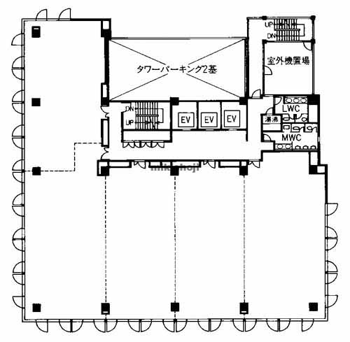 朝日生命佐賀駅前ビル 平面1