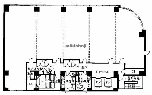 宮崎市の興亜宮崎ビル 平面1