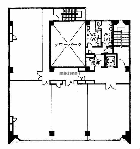 下関市の富士パークビル 平面1