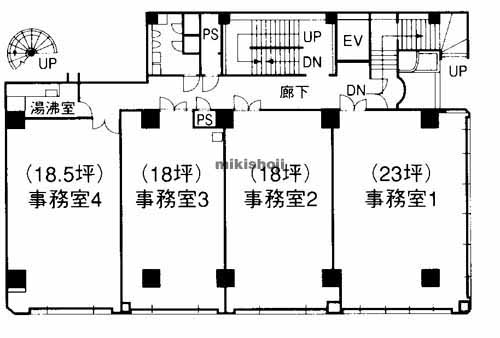 博多駅東・駅南のシティビル５ 平面1