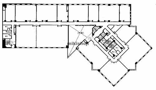 早良区全域の福岡ＳＲＰセンタービル 平面1