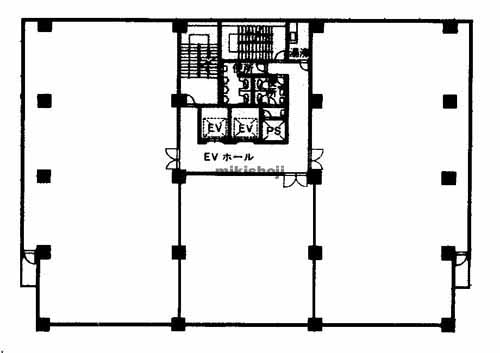 那覇市の久茂地セントラルビル 平面1