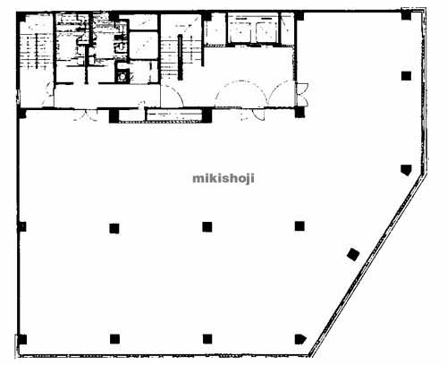 大分市の大分第一生命ビルディング 平面1