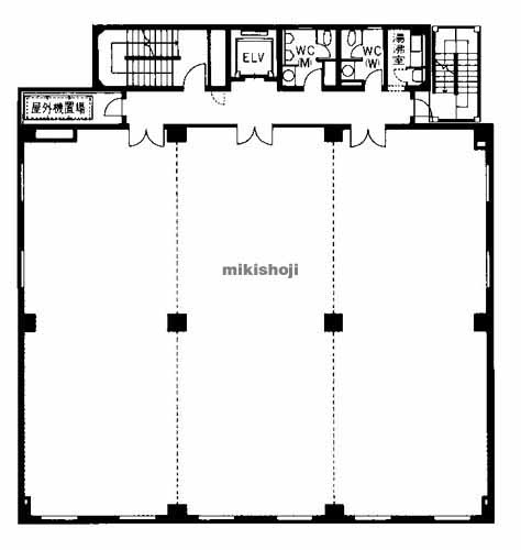 スクエア佐賀ビル 平面1
