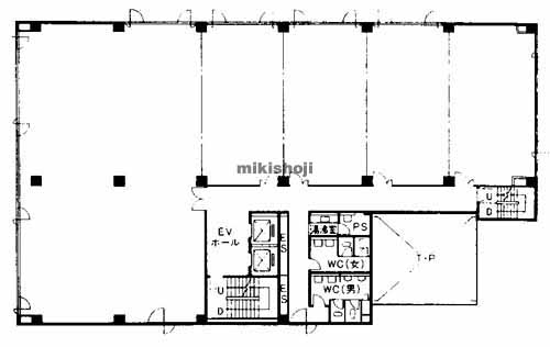 呉市内の呉中通りビル 平面1