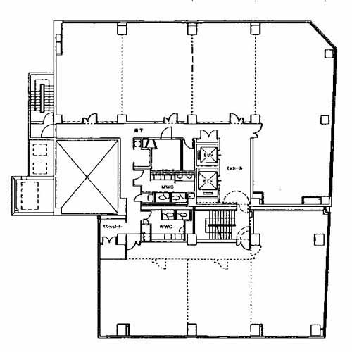明治安田生命佐賀ビル 平面1