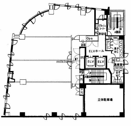 下関市のエストラストビル 平面1