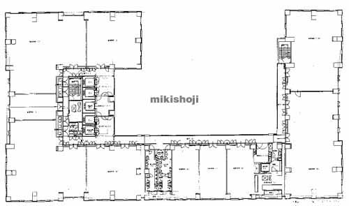 博多駅前・中央街の博多駅前ビジネスセンター 平面1
