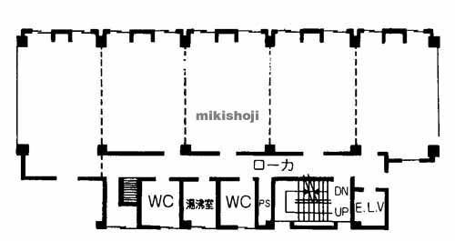 山口市の山本ビル第１ 平面1