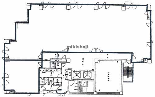 太陽生命宇部ビル 平面1