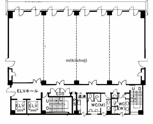 朝日生命小郡ビル 平面1