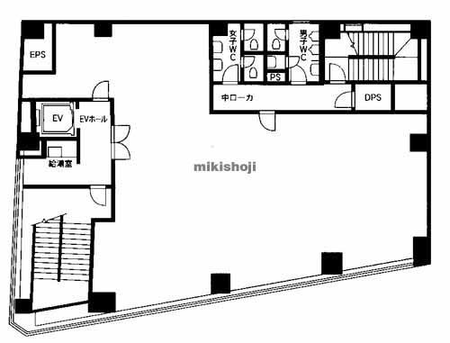 鹿児島市のＭＢＣ開発金生ビル 平面1
