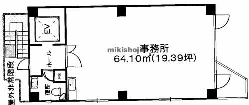 ＷＡＫＯ本川町ビル 平面1