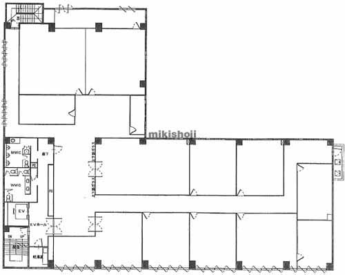 八幡西区全域の菅原第二ビルディング 平面1