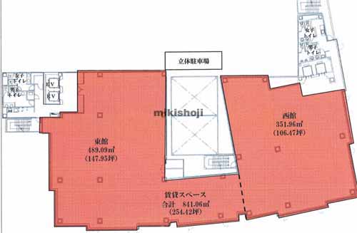 那覇市の金秀ビル 平面1