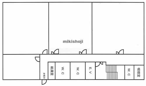 那覇市の沖縄バス本社ビル 平面1