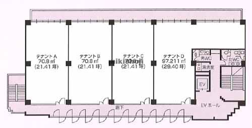 さくらビル 平面1