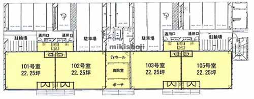 博多駅東・駅南のフェイズインネクスト山王 平面1