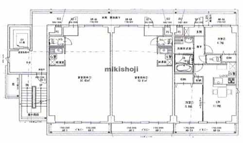 熊本市のほりかわビル 平面1
