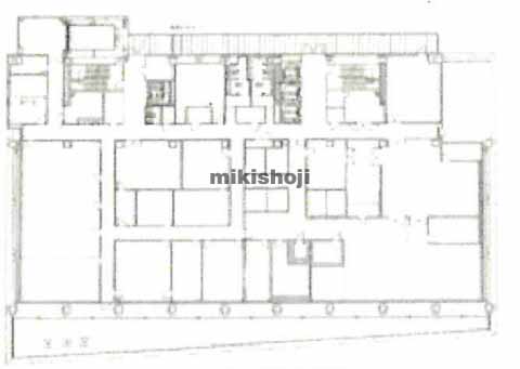 広島駅地区の広島テレビ放送新社屋 平面1