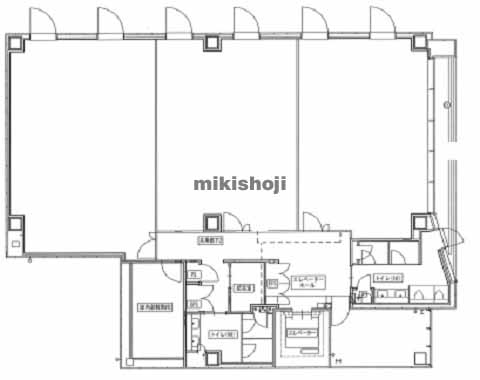 山口市のザ・リース　セントラルビル 平面1
