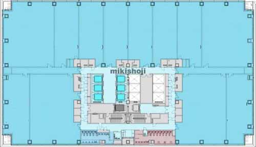 天神の福岡天神センタービル建替計画(仮称) 平面1