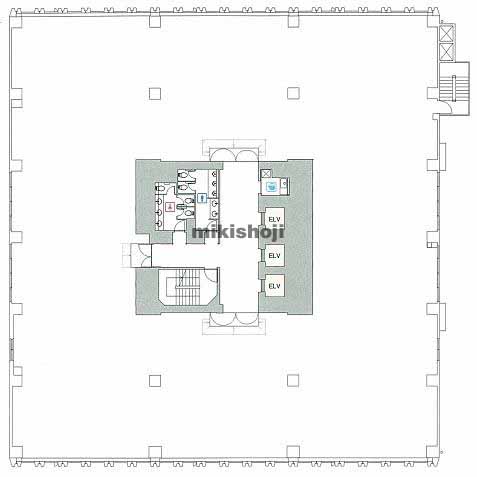 虎ノ門・愛宕の虎ノ門３５森ビル 平面1