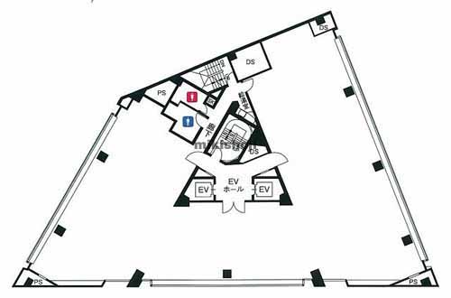 芝公園の３２芝公園ビル 平面1