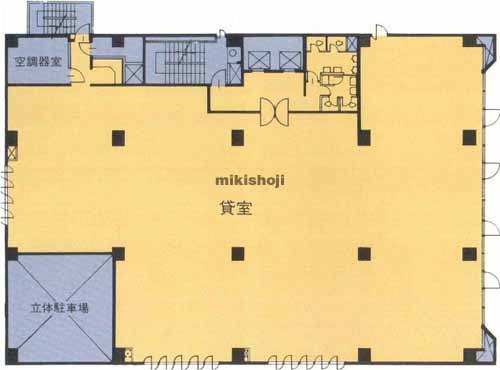 九段北の市ヶ谷ビル 平面1