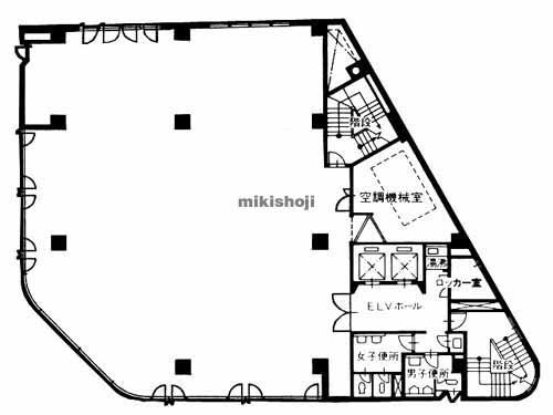 東池袋の富士喜ビルディング 平面1
