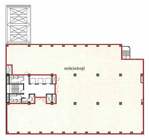 霞が関・永田町の赤坂エイトワンビル 平面1