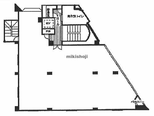 上大崎の井雅ビル 平面1