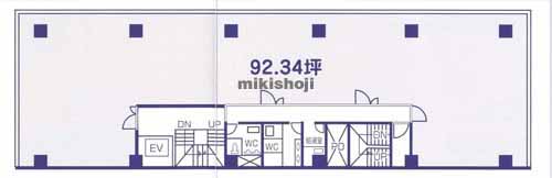 汐留の村松・共栄火災ビル 平面1