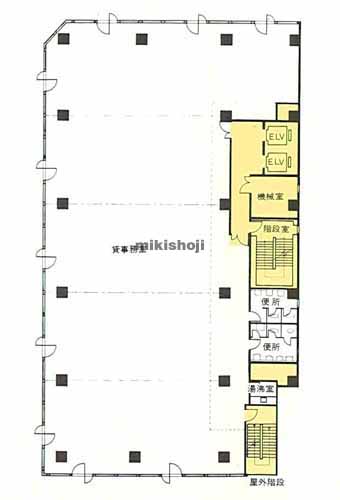 小伝馬町・大伝馬町の岡谷ビルディング 平面1