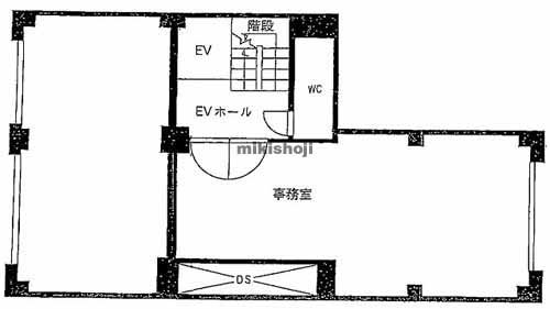 日本橋のニュー八重洲ビル 平面1