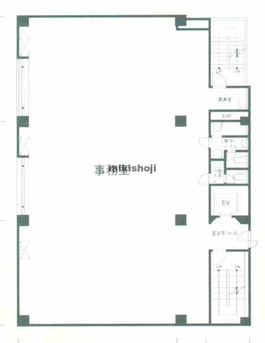 銀座の清月堂本店ビル 平面1