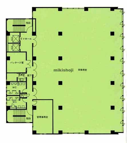 亀戸の新亀戸ビルヂング 平面1