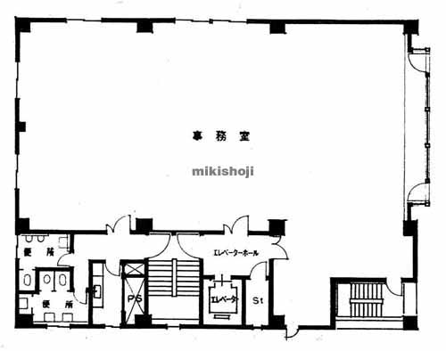 神田錦町・一ツ橋の小川ビル 平面1