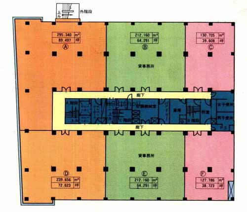 西池袋の東都自動車ビル 平面1