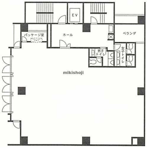 北新宿の北新宿君嶋ビル 平面1