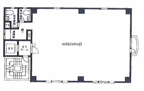 内神田のイワカタビル 平面1